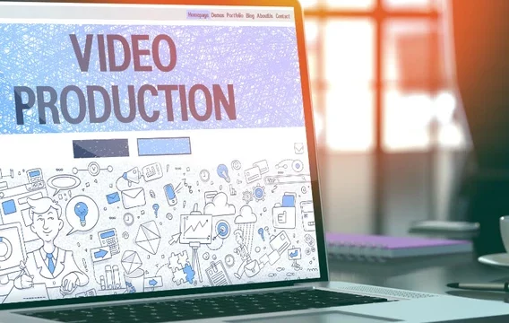 video production stock photo