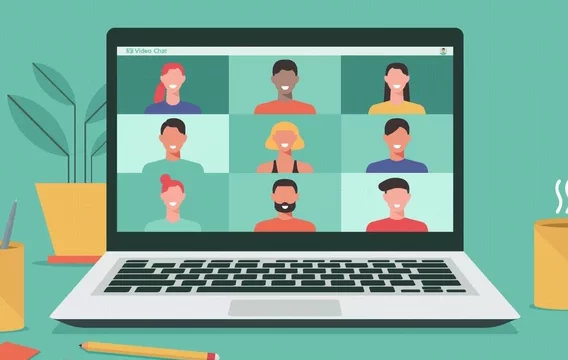 graphic - in an online interview
