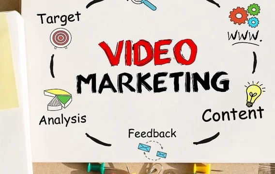 video marketing stock photo