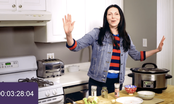Video Screenshot: Woman in kitchen