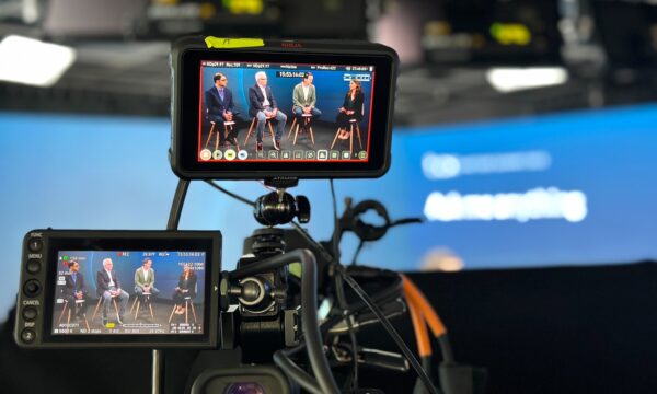 closup of camera and monitor
